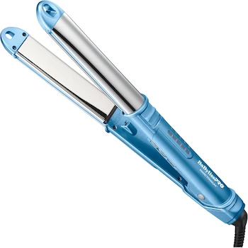 Imagen de referencia para BaBylissPRO Plancha de Acero Inoxidable Sin Esfuerzo Ultra-Sleek de 1 Pulgada para Peinar Cabello, Alisadora, Herramienta para Ondas y Rizos, Color Azul