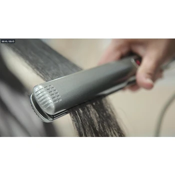 Imagen 4 de Plancha Lizze Extreme Profesional para Cabello con Placas de Titanio de 1.25 Pulgadas de Ancho, Color Negro, Modelo Extreme, Marca Lizze, Fabricada en Brasil