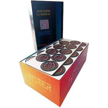 Imagen 4 de Fotorama Hitster Juego de Mesa - Marca Fotorama, Modelo 1412-MXPT000, Material Cartón, para 2 Jugadores, Edad 8+ Años, Dimensiones 12,7 x 7,62 x 20,32 cm, Peso 640 g