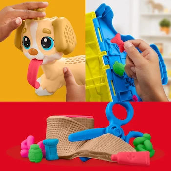 Imagen 4 de Play-Doh Hasbro Kit Veterinario con Cachorro de Juguete, 10 Herramientas y 5 Colores, para Niños y Niñas a Partir de 3 Años (B099ZY7XLV)