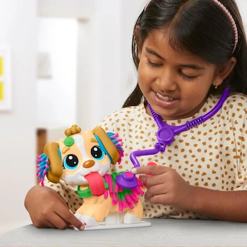 Imagen 5 de Play-Doh Hasbro Kit Veterinario con Cachorro de Juguete, 10 Herramientas y 5 Colores, para Niños y Niñas a Partir de 3 Años (B099ZY7XLV)