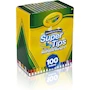 Miniatura de Crayola Super Tips - Set de 100 Marcadores en Colores Asortados, Paquete para Niños, Línea Super Tips, Tamaño Estándar