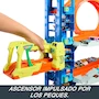 Miniatura de Hot Wheels Pista City Ultimate Garage Modelo HKX48 Multicolor con 4 Niveles, Dragón Devorador de Autos, Capacidad para +50 Vehículos Escala 1:64, Incluye 2 Coches Die-Cast, para Niños de 4 Años en Adelante, Altura 105 cm