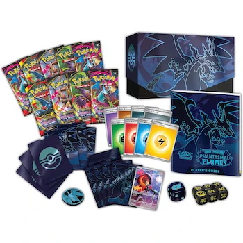 Imagen 4 de Pokémon TCG Mega Evolutions 2: Phantasmal Flames Elite Trainer Box (ETB), English Edition, Multi-Color with Blue Flames and Dark Battlefield Design, Model 10-10186-101, Size 7.5 x 7 Inches, Weight 1.46 Pounds, ASIN B0FPM3LQJ4