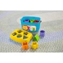 Miniatura de Fisher-Price Juguete Primeros Bloques del Bebé FFC84 con Cubo Clasificador de Formas Multicolor, 10 Bloques, Tamaño 13 x 12,5 x 21,01 cm, Plástico, Serie Baby's First Blocks, para Niños de 6 Meses en Adelante