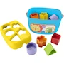 Miniatura de Fisher-Price Juguete Primeros Bloques del Bebé FFC84 con Cubo Clasificador de Formas Multicolor, 10 Bloques, Tamaño 13 x 12,5 x 21,01 cm, Plástico, Serie Baby's First Blocks, para Niños de 6 Meses en Adelante