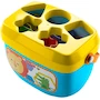 Miniatura de Fisher-Price Juguete Primeros Bloques del Bebé FFC84 con Cubo Clasificador de Formas Multicolor, 10 Bloques, Tamaño 13 x 12,5 x 21,01 cm, Plástico, Serie Baby's First Blocks, para Niños de 6 Meses en Adelante