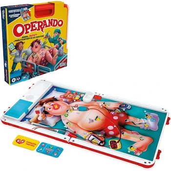 Imagen 4 de Hasbro Gaming Operando Juego de Mesa Electrónico Multicolor, Modelo G0951, ASIN B0DQHM7JMZ, para 2+ Jugadores, Edad 6+ Años, Serie Hasbro Gaming