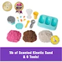 Miniatura de Kinetic Sand con Aroma, Set de Juego Fábrica de Helados y Postres, 3 Colores Naturales (Rosa Fresa, Marrón Chocolate, Blanco Vainilla), 454 g, 6 Herramientas para Servir, Modelo KNS-Ice Cream Playset, Tamaño 22.8x6.5x28.2 cm, Serie Scents, ASIN B08FCRF2Q3