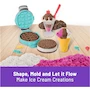 Miniatura de Kinetic Sand con Aroma, Set de Juego Fábrica de Helados y Postres, 3 Colores Naturales (Rosa Fresa, Marrón Chocolate, Blanco Vainilla), 454 g, 6 Herramientas para Servir, Modelo KNS-Ice Cream Playset, Tamaño 22.8x6.5x28.2 cm, Serie Scents, ASIN B08FCRF2Q3