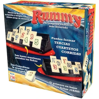 Imagen 2 de Fotorama Rummy - Juego de Mesa Clásico de Números con 106 Fichas Coloreadas en 4 Colores, para 2-4 Jugadores, Edad 6+, Altura 27 cm, Peso 420 g, Marca Fotorama de México, UPC 730002006587