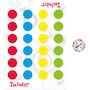 Miniatura de Hasbro Gaming Twister Juego de Mesa con Tapete, Ruleta con Base y Flecha e Instructivo, Modelo 98831, para 2 o Más Jugadores, a Partir de 6 Años