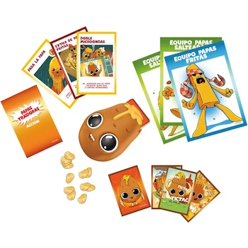 Imagen 3 de Hasbro Gaming Papas Traidoras Juego de Cartas, Juego Dinámico para Familias y Adultos, 3-10 Jugadores, +8 Años, Multicolor, Modelo E6792, Serie Hasbro Gaming, Duración 25 Min, ASIN B0CYK2THCQ