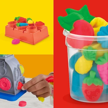 Imagen 4 de Play-Doh Licuadora de Batidos Coloridos Set de Juguete Multicolor, Modelo F9142, Serie Swirlin' Smoothies, 5 Colores de Masa 198g Total, Playset de Cocina para Niños y Niñas a Partir de 3 Años, Hasbro