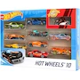 Miniatura de Hot Wheels Paquete de 10 Autos Die-Cast Miniatura 1:64, Serie Exclusive (Estilos Pueden Variar), Multicolor, Apropiado para Niños 3+ Años, Juguetes Coleccionables para Niños y Adultos