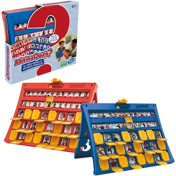 Imagen de referencia para Hasbro Gaming Adivina Quién? - Juego Original de Mesa Clásico para Adivinar Personajes, Multicolor, Tamaño 25.5x25x6 cm, para 2 Jugadores, Edad +6 Años, Modelo B0CRJQ1R5P, Serie Hasbro Gaming