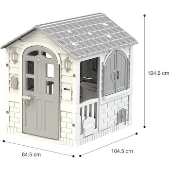 Imagen 3 de Prinsel Casita Infantil de Juegos 2 en 1: Casita y Supermercado Rosa para Niñas, Espaciosa de 2 a 6 Años, con Timbre, Accesorios Incluidos