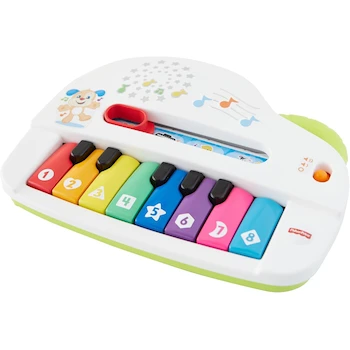 Imagen 3 de Fisher-Price Serie Rie y Aprende Perrito Piano Infantil Modelo Gfx33 Color Multicolor Tamaño 20x19x3 cm Peso 227 g para Bebés 6-36 Meses