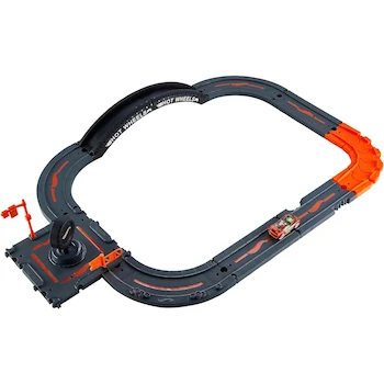 Imagen 3 de Hot Wheels City Pista de Juguete Paquete de Construcción HDN95 Multicolor, 10 Piezas con 1 Vehículo 1:64, Serie Expansion Track Pack, Tamaño 52.39x81.28x10 cm, Peso 465g, para Niños de 4 Años en Adelante