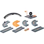 Miniatura de Hot Wheels City Pista de Juguete Paquete de Construcción HDN95 Multicolor, 10 Piezas con 1 Vehículo 1:64, Serie Expansion Track Pack, Tamaño 52.39x81.28x10 cm, Peso 465g, para Niños de 4 Años en Adelante