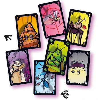 Imagen 3 de Devir Bichos Serie: Polilla Tramposa - Juego de Mesa de Cartas Multicolor, para 3-5 Jugadores, Edad 7 Años en Adelante, Modelo 221138, Dimensiones 11 x 3.5 x 11 cm, Peso 150 g, ASIN B00BBYDARY