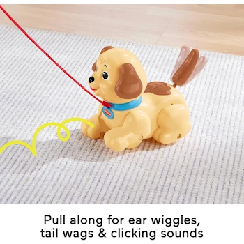 Imagen 5 de Fisher-Price Perrito de Juguete Snoopy Pequeño Multicolor, Modelo H9447, para Bebés de 12 Meses a 15 Años, Dimensiones 20.29 x 12.5 x 19.2 cm, Peso 440 g, ASIN B000BB56B6