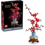 Miniatura de LEGO® Botanicals Flor de Ciruelo 10369 - Set de Construcción para Adultos Serie Icons Botanical Collection, Planta Artificial Decorativa de Interior con 327 Piezas, Dimensiones 34x17x9 cm, Colores Flores Rojo Magenta Tallo Leñoso Maceta Azul Pastel Dorado
