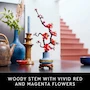 Miniatura de LEGO® Botanicals Flor de Ciruelo 10369 - Set de Construcción para Adultos Serie Icons Botanical Collection, Planta Artificial Decorativa de Interior con 327 Piezas, Dimensiones 34x17x9 cm, Colores Flores Rojo Magenta Tallo Leñoso Maceta Azul Pastel Dorado