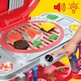 Miniatura de Play-Doh Set de Masas Moldeables La Parrillada Divertida, Serie Kitchen Creations, Multicolor con 10 Latas, Modelo G0500, 17 Accesorios, Tamaño Compacto para Niños +3 Años