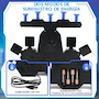 Miniatura de Objetivo de Tiro Electrónico Ajustable con Pelota Suspendida y 2 Pistolas de Juguete Recargable por USB, Juego Flotante para Niños a Partir de 8 Años, Regalo de Navidad
