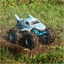 Miniatura de Monster Jam RC Megalodon Storm - Camión de Control Remoto a Escala 1:15, Vehículo Monstruoso de Arena Radio Control, Edición Limitada Spin Master, Tamaño 10 Pulgadas, Color Gris y Verde, para Niños 4+ Años
