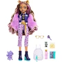 Miniatura de Monster High Clawdeen Wolf Muñeca Articulada Serie Howling City Look Morado con Accesorios y Mascota Crescent Tamaño Estándar para Niñas de 4 Años en Adelante