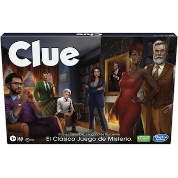 Imagen de referencia para Hasbro Gaming Juego de Mesa Clue F6420 - Edición Clásica de Misterio para 2 a 6 Jugadores, desde 8 Años, ASIN B0C5PLWYB9