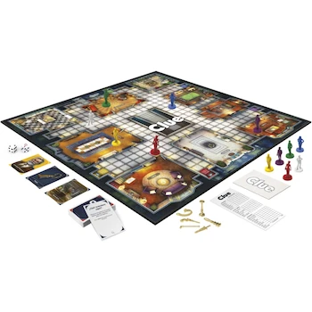 Imagen 3 de Hasbro Gaming Juego de Mesa Clue F6420 - Edición Clásica de Misterio para 2 a 6 Jugadores, desde 8 Años, ASIN B0C5PLWYB9