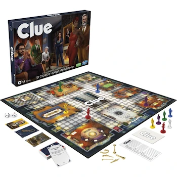 Imagen 4 de Hasbro Gaming Juego de Mesa Clue F6420 - Edición Clásica de Misterio para 2 a 6 Jugadores, desde 8 Años, ASIN B0C5PLWYB9