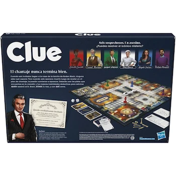 Imagen 5 de Hasbro Gaming Juego de Mesa Clue F6420 - Edición Clásica de Misterio para 2 a 6 Jugadores, desde 8 Años, ASIN B0C5PLWYB9