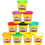Miniatura de Play-Doh Compuesto de Modelado - Funda de 10 Colores Surtidos en Latas de 2 oz, Paquete Estándar