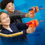 Miniatura de NERF N Series Duo Pack - 2 Lanzadores Ward N1 Vortex (Azul y Naranja), 12 Dardos N1 Compatibles, Serie N para Niños +8 Años, Capacidad 6 Dardos Cada Uno, Juegos al Aire Libre
