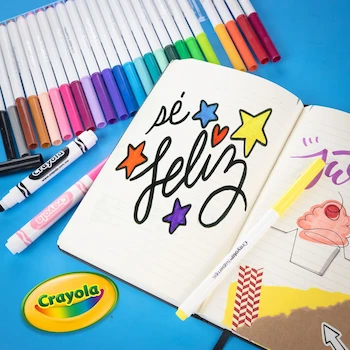 Imagen 2 de CRAYOLA 50 Super Tips - Rotuladores Multicolor, Modelo 585150M000, Serie Super Tips, 50 Unidades