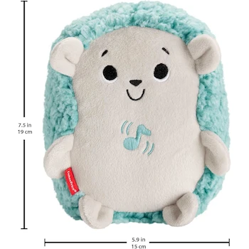 Imagen 3 de Fisher-Price Juguete para Bebé Erizo de Vibraciones Relajantes, Modelo B07PYLP27Z, Color Gris, Multicolor, Forma de Erizo, Alimentación 2 Pilas AA, para Niños de 0 Meses en Adelante, Marca Fisher-Price