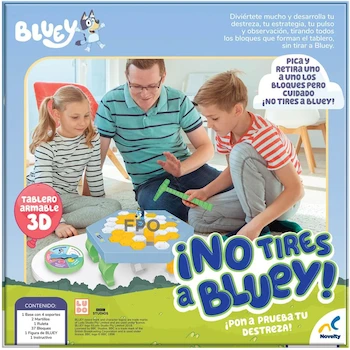 Imagen 4 de Bluey Novelty No Tires Ride-On Toy - Blue Color, Model B0DBY157QR, Kids Size for Ages 1.5-3 Years, Capacity Up to 30 lbs, Series Bluey Licensed Preschool Vehicle