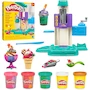Miniatura de Play-Doh Heladería Remolino Arcoíris Multicolor con 7 Accesorios de Cocina de Juguete, 5 Latas de Masa Moldeable (284 g Total), Modelo G0028, para Niños +3 Años