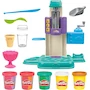 Miniatura de Play-Doh Heladería Remolino Arcoíris Multicolor con 7 Accesorios de Cocina de Juguete, 5 Latas de Masa Moldeable (284 g Total), Modelo G0028, para Niños +3 Años