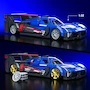 Miniatura de Mattel Brick Shop Hot Wheels Serie Speed Juguete de Construcción Cadillac Project GTP Hypercar Escala 1:32 con 236 Piezas, Hoja de Decales, Auto Die-Cast Exclusivo de Metal y Placa de Colección