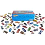 Miniatura de Hot Wheels Die Cast Basics 50-Pack Toy Vehicles: Assorted 1:64 Scale Cars and Trucks, Model V6697, Themed Packaging for Children 3 Years and Up