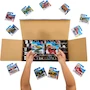 Miniatura de Hot Wheels Die Cast Basics 50-Pack Toy Vehicles: Assorted 1:64 Scale Cars and Trucks, Model V6697, Themed Packaging for Children 3 Years and Up