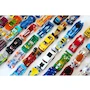 Miniatura de Hot Wheels Die Cast Basics 50-Pack Toy Vehicles: Assorted 1:64 Scale Cars and Trucks, Model V6697, Themed Packaging for Children 3 Years and Up