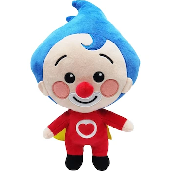 Imagen de referencia para BANDAI Plim Plim Peluche Musical DX 30 cm - Modelo PL85005 - Serie Plim Plim - Peluche de Payasito