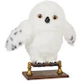 Miniatura de Wizarding World, Lechuza Hedwig de Harry Potter en Peluche Blanco, Tamaño 9 Pulgadas, Modelo 6061829, Serie Harry Potter, con Sobre de Hogwarts, Juguete para Niños a Partir de 5 Años