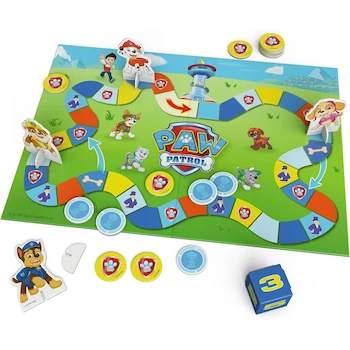 Imagen 2 de Juego de Mesa Paw Patrol con Cachorros Chase, Skye, Marshall y Everest - Edición Preescolar Nickelodeon Spin Master Modelo B0DXTPJWB7 para Niños de 4-8 Años